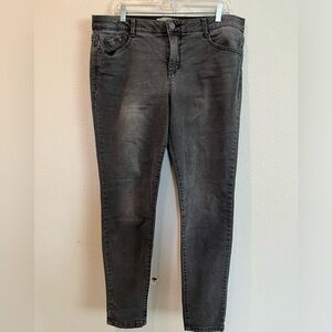 Wit & Wisdom Pants. Black skinny jeans. Size 14.